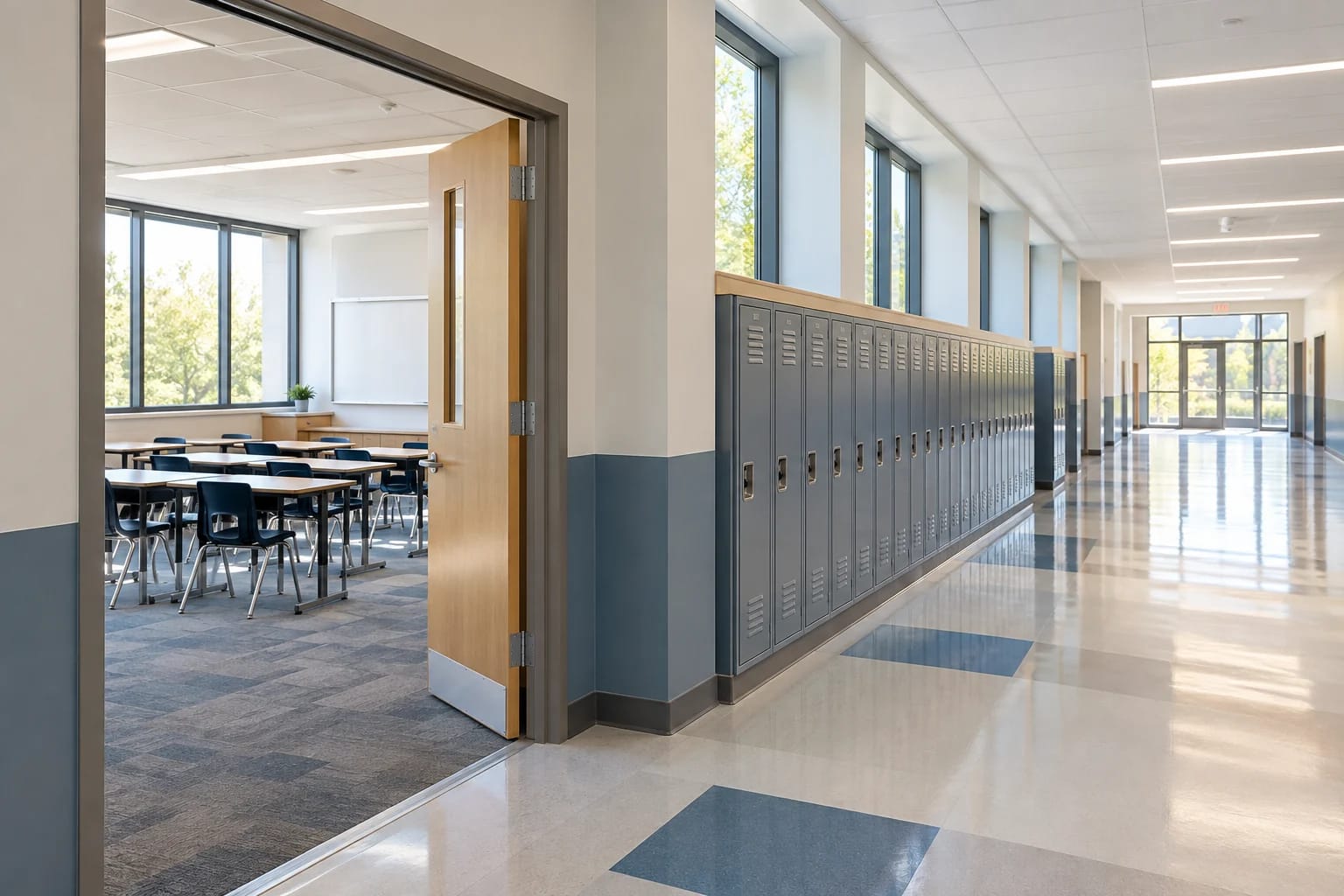 School Building Painting commercial interior