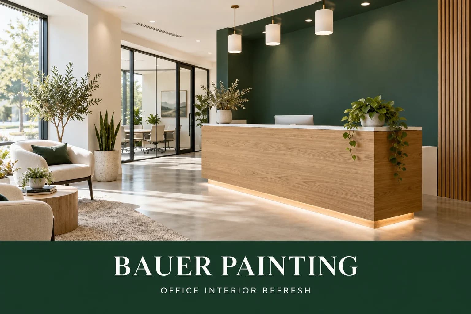 Bauer Painting guide to office repainting signs and commercial workspace planning in the GTA